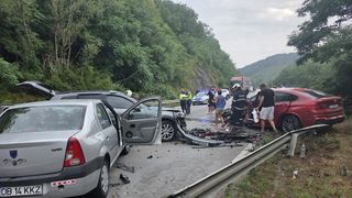 accident grav, copii raniti, romani 