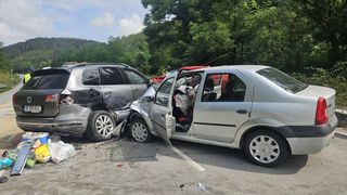 accident grav, copii raniti, romani 
