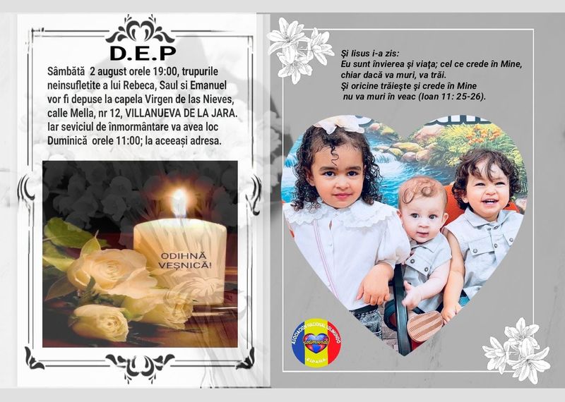 copii morti, accident grav spania