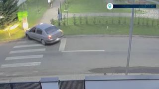 VIDEO Amendă, dosar penal și permis suspendat pentru șoferul care urmărea copii cu mașina prin parc