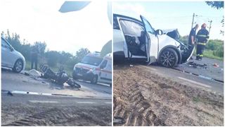 Un șofer beat a ucis un motociclist de 19 ani, în Galați. L-a lovit în plin și l-a proiectat în două mașini