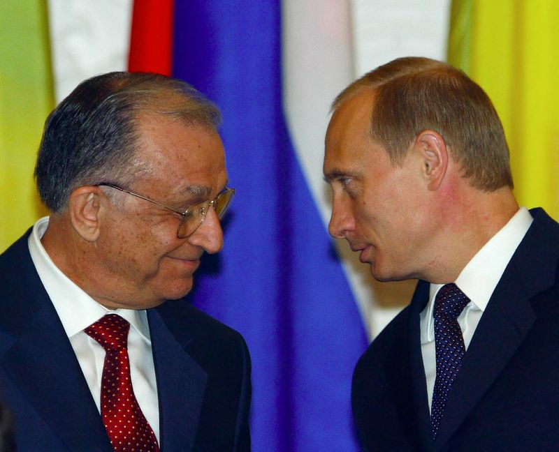 Ion Iliescu și Vladimir Putin s-au întâlnit în 2003