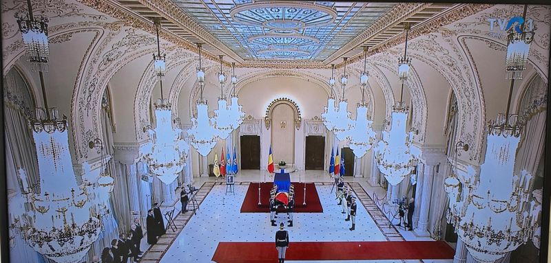 ion iliescu, cortegiu ion iliescu, ion iliescu a murit 