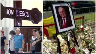 VIDEO Verișoara lui Ion Iliescu, bolnavă de cancer, la căpătâiul fostului președinte. Românii i-au adus un ultim omagiu: "Am avut un președinte bun și nici n-o să mai avem"