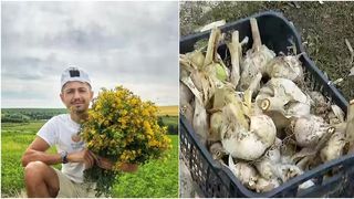 VIDEO &bdquo;Am &icirc;nceput să filmez clipuri despre ce consum, ce măn&acirc;nc, ce sport fac&rdquo; . Anatolii Gogu, inginerul care a cucerit internetul cu usturoiul său gigant