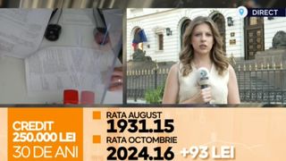 VIDEO Ratele creditelor cresc din octombrie. IRCC atinge un prag record 