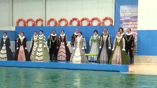 VIDEO &bdquo;&Icirc;mi pare foarte bine că am reușit să ajung&rdquo;. Spectacol inedit la Delfinariul din Constanța