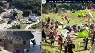 VIDEO Mii de pelerini se adună deja la Mănăstirea Nicula. Credincioșii sărbătoresc Adormirea Maicii Domnului