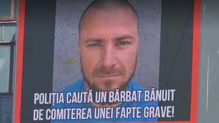 Emil Gânj, ucigașul fugar pe care polițiștii nu îl găsesc nici acum, apariție pe un panou publicitar din Târgu Mureș. A trecut mai mult de o lună de când autoritățile îl caută