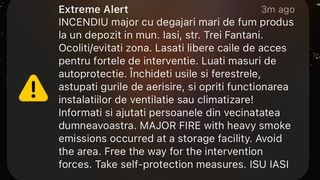A fost emis RO-Alert