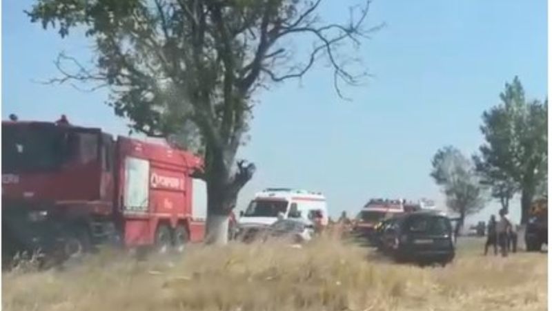 Accident cu 3 mașini implicate în Olt