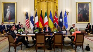 Liderii europeni, primiți de Donald Trump la Casa Albă