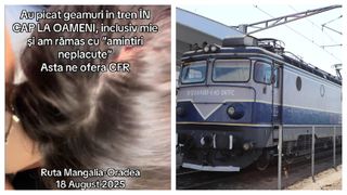 Pasageri răniți de un geam căzut în tren