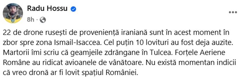 razboi ucraina, drone rusesti, ro-alert, atac granita 