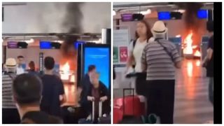 VIDEO Scene șocante pe aeroportul din Milano! Un bărbat a produs un incendiu și a creat haos printre pasageri