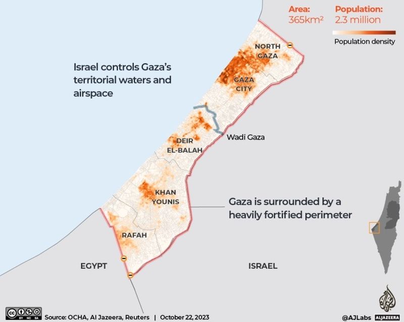 Gaza, o închisoare controlată de Israel