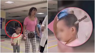VIDEO O fetiță de 3 ani din China a ajuns la spital cu un cuțit &icirc;nfipt &icirc;n cap. Mama a &icirc;ncercat să o sperie &icirc;n timpul unei "crize de nervi"