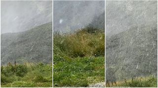 Ninge &icirc;n Maramureș: Imagini impresionante din Munţii Rodnei!