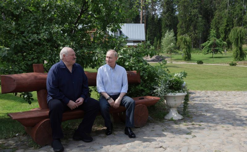 Alexander Lukașenko și Vladmir Putin 