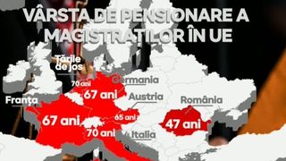 VIDEO Reforma pensiilor speciale din justiție &icirc;ncinge spiritele. Magistrații protestează față de modificările legii