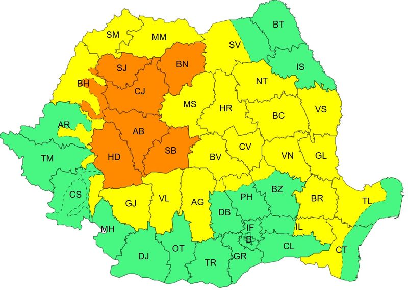 vremea anm, cod portocaliu, vijelii