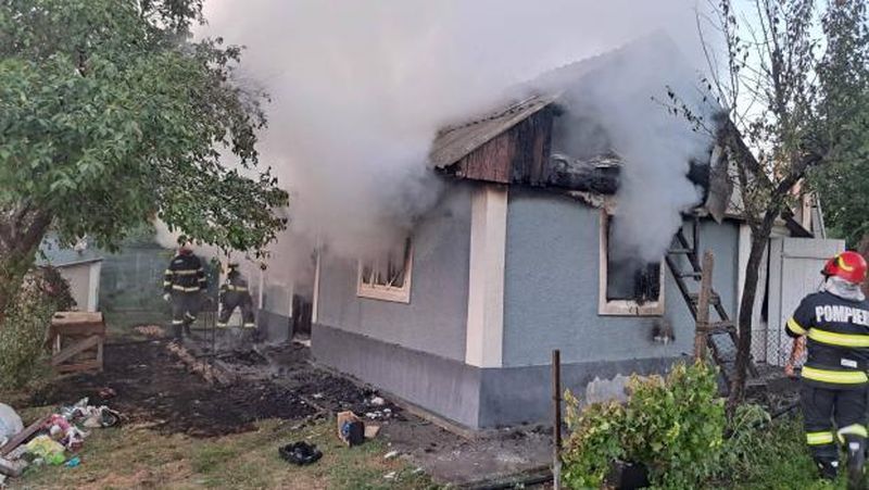 botosani, barbat ranit, explozie 