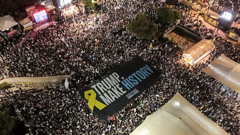 Protest la Tel Aviv: i se cere lui Trump să oprească războiul din Gaza