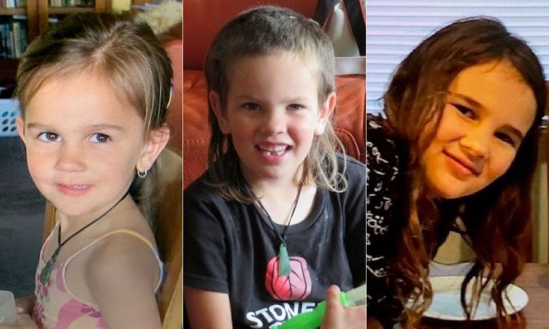 Cei trei copii, înainte de momentul dispariției