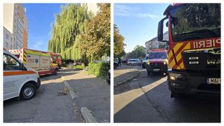 O familie cu doi copii, spulberată de o mașină, pe trotuar, în Suceava, chiar în prima zi de școală