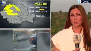 VIDEO Cod galben de vijelii în vestul, nordul și centrul țării. Se anunță furtuni, grindină și risc de inundații