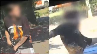 VIDEO Scene violente într-o stație de autobuz din București. Un tânăr a înjurat și a amenințat o femeie