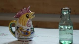 Obiecte dintr-una dintre casele restaurate