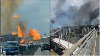 VIDEO Dezastru pe străzi după ce o cisternă a explodat într-un cartier dens populat din Ciudad de Mexico