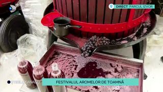 VIDEO „Sunt cei mai aromați struguri”. Festivalul aromelor de toamnă la București