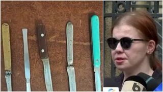 VIDEO Cum se apără femeia prinsă cu șase cuțite la intrarea &icirc;n Palatul Parlamentului: &bdquo;Graba m-a făcut să uit să le scot&rdquo;