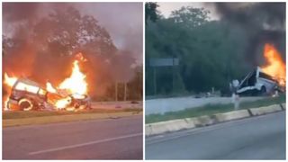 Accident șocant între o dubă cu muncitori și un TIR: cel puțin 15 persoane au murit. Martorii descriu scene cutremurătoare, cu oameni carbonizați și aruncați pe asfalt