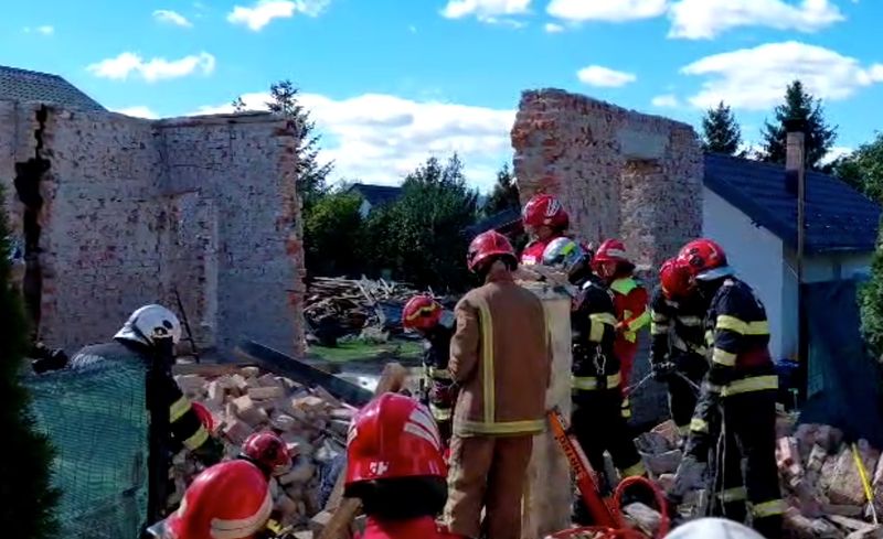 victime, tragedie, perete cazut 