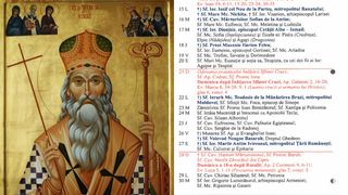 Ce sărbătoare este în Calendarul ortodox pe 22 septembrie 2025?