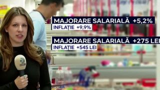 VIDEO Scumpirile umbresc măririle salariale. Rom&acirc;nii simt că trăiesc mai prost, deși c&acirc;știgă mai mult