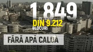 VIDEO Bucureștenii rămân iar fără apă caldă. 20% din blocurile din Capitală au doar apă rece