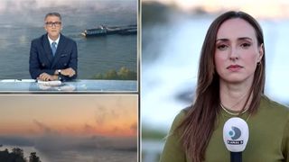 VIDEO Fenomen rar pe Dunăre. Localnicii au observat că fluviul „fierbe”