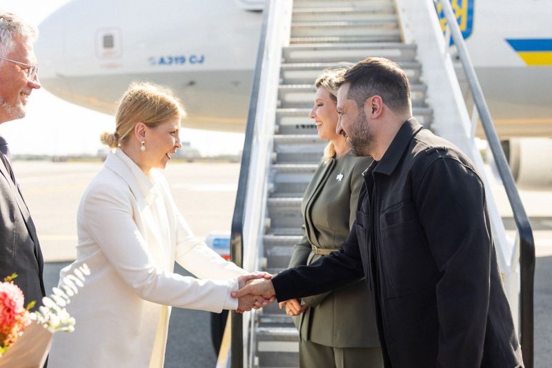 Soții Zelenski au ajuns la New York