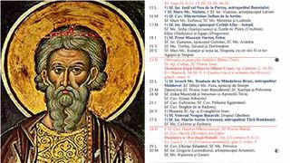 Ce sărbătoare este în Calendarul ortodox pe 24 septembrie 2025?