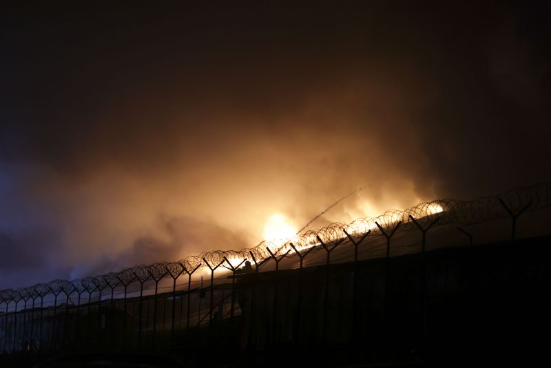 sectorul 2, depozit antrefrig, incendiu 