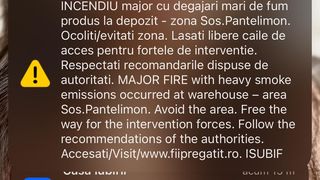 sectorul 2, depozit antrefrig, incendiu 