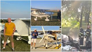 Filmul complet al tragediei aviatice de la Iași