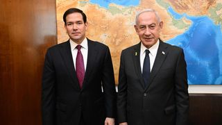 Benjamin Netanyahu și Marco Rubio