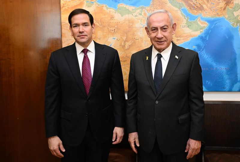 Benjamin Netanyahu și Marco Rubio