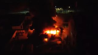 incendiu, pericol de explozie, drobeta turnu severin