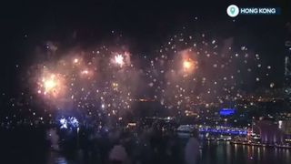 VIDEO Spectacol grandios de artificii pentru ziua Chinei. 76 de ani de la proclamarea Republicii Populare Chineze